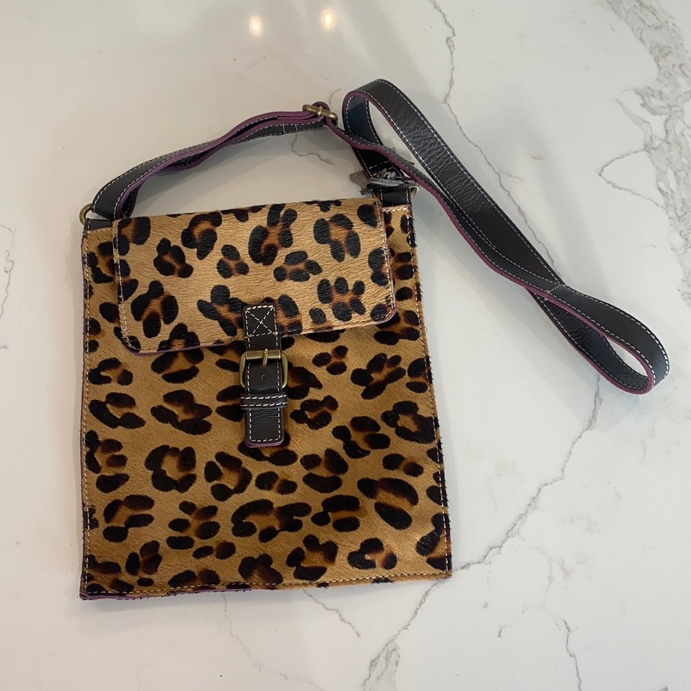 Boden Cross Body Cheetah Print bag